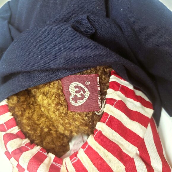 Retired Ty Attic Treasures Uncle Sam Samuel Patriotic Bear Plush 14" Jointed - Picture 3 of 7